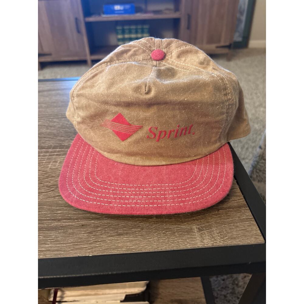 VTG 90s Sprint Cellular Telephone Company Trucker Adjustable Hat